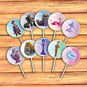 Elio cupcake toppers, Elio verjaardagsfeestje, Elio filmtoppers, ruimtefeest toppers, decor jongen verjaardag, afdrukbare cupcake topper, Pixar-film