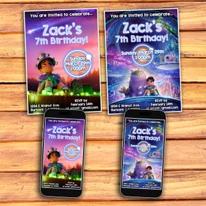 Elio Invitation, Elio Birthday Invitation, Elio Movie Party Invite, Editable Digital Invite, Pixar Outer Space Party, 2025 Elio Theme Party