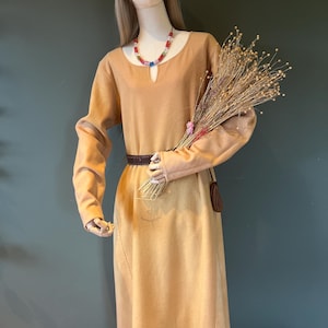 TYRA • Viking Age Woolen Dress with 2 gores READY MADE