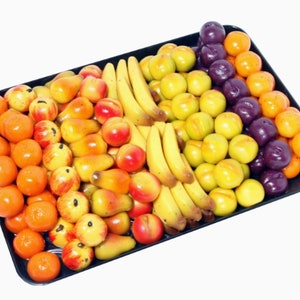 Assortiment de fruits en pâte d'amande : 150 g, 10 bonbons gastronomiques