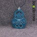 OLGA - Knitters pendant, Pendant with needle gauge