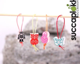 Soul Band - Knitting Stitch Markers, Set of four Knitting Place Markers made out of recycled plastic