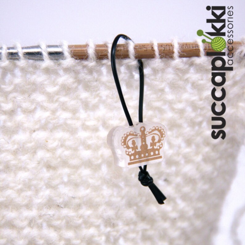 Royal Markers Set of Four Majestic Knitting Place Markers Etsy