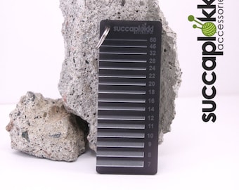 WPI-garenmeter: breigereedschap gerecycled plastic (7-60 WPI)