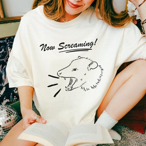 Screaming Possum Shirt, Opossum Shirt, Possum T shirt, Possum Gift, Sarcastic, Funny Gen Z, Weird, Meme, Shirts that Go Hard