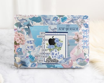 Pink Ballet Girl Macbook Case Laptop Cover For Macbook Air Case 15/13/11 Hard Laptop Case for Mac Case Pro 13/14/15/16  New 2023 2024