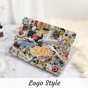 Modern Scrapbook New MacBook Case For Pro 13/14/15/16 M1 M2 M3 2023 2024 Unique Laptop Cover For Air 15 13 A2681 A3113 A2337