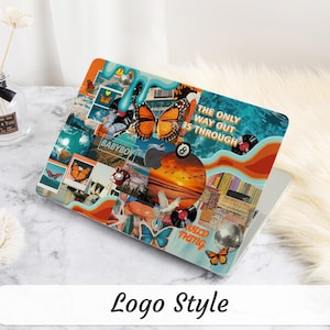 Scrapbook Style MacBook Case For Air 13 15 A2681 A2337 A3113 A3114 Hard Protective Laptop Cover For Pro 13/14/15/16 M1 M2 M3 2020 2023 2024