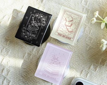 Der Reader Magnetischer Kindle Griff, Kindle Halter, Handy Griff, Kindle Zubehör, Kobo Griff, E-Reader Zubehör, Geschenk für sie, Bücherwurm Geschenke