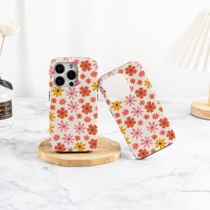 Fresh Flower Customized Phone Cover For iPhone 16/15/14/13/12/11 Pro Max Plus Mini Phone Case For X/XS/XR Trendy Tough Case