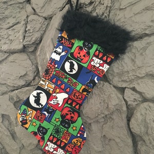 Lrg. Cartoon Halloween Stocking