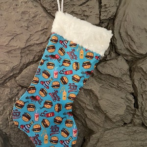 Lrg. Krabby Patty Christmas Stocking