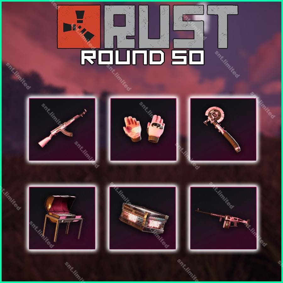 Rust Round 50 | Twitch Drops Rivals | [6/6] Items Total STEAM ONLY