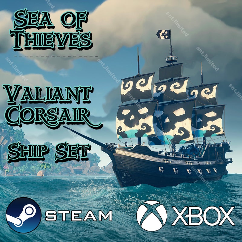 NO CODE]Sea Of Thieves - Obsidian Wheel, Ebon Flintlock Pistol, Onyx
