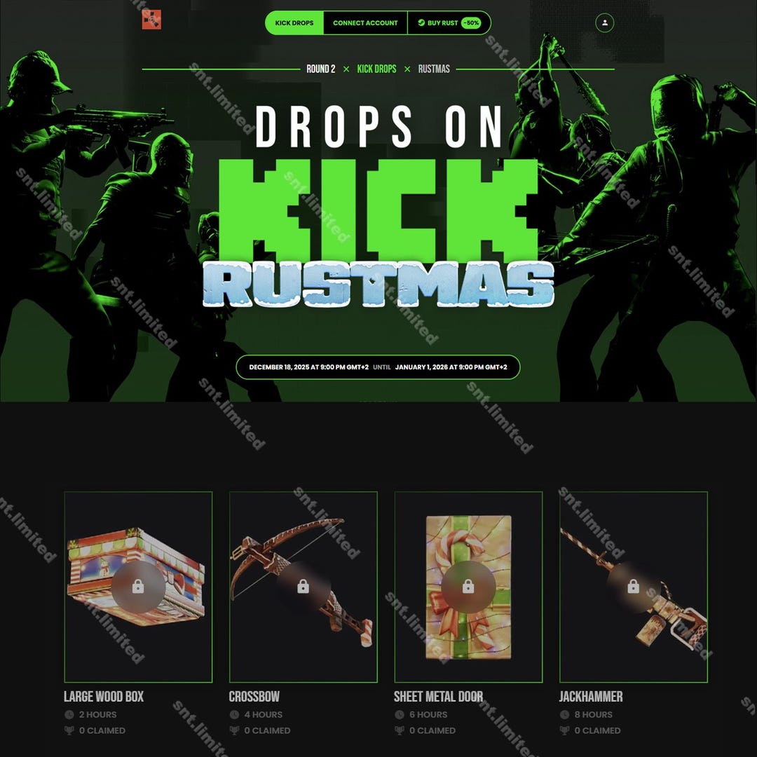 準備完了* Rust Kick Drops ラウンド 2 | STEAM PC のみ - Etsy 日本