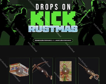 ALL READY* Rust Kick Drops Round 2 | STEAM Pc Only - Etsy