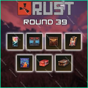 Rust Rounds 39  Twitch Drops | Up to 7+ Items Total STEAM ONLY | PC