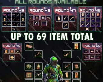 Rust MEGA 69 itembundel: Twitch Drops + Kick Drops (Twitch Rounds 45-50 + Kick Rounds 1-2) | Alleen stoom