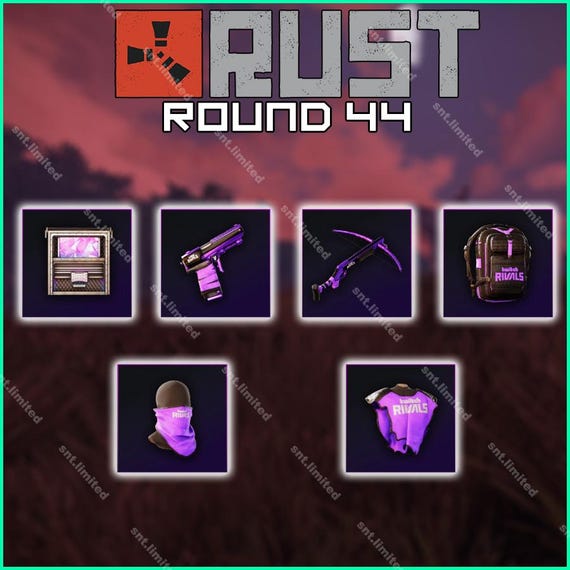 RUST Twitch Drops - ALL AVAILABLE SKIN IN Round 39 - SKIN - BOX - RARE WEAPONS E - Foto 6