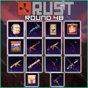 Rust Ronda 48 / Twitch Drops / [14/14] Artículos en total SOLO STEAM / PC