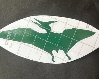 4x4 Dinosaur Vinyl Decal Sticker | Dino Car Window, Laptop & Water Bottle Decal