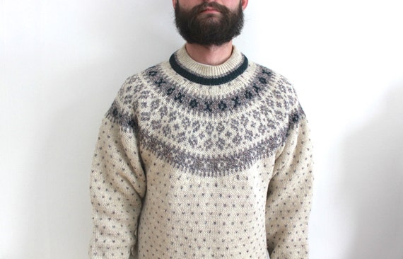 vintage FAIR ISLE sweater. L