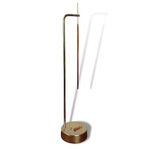 Brass Reverse Downward Incense Holder, Meditation, Bohemian, Celestial, Incense Burner, Gold, Brass Burner, Brass Decor, Vertical Incense