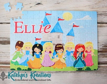Princesses - Personalized Puzzle