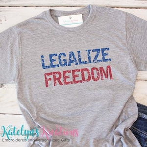 Legalize Freedom Tee - Unisex Tee afbeelding 1