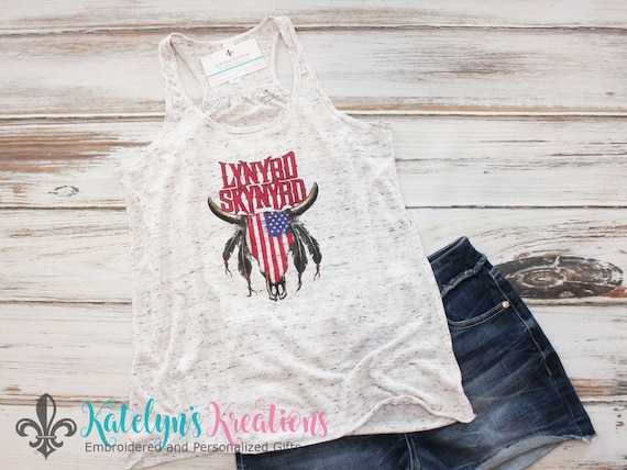 Lynyrd Skynyrd Flowy Tank Top - Etsy Canada