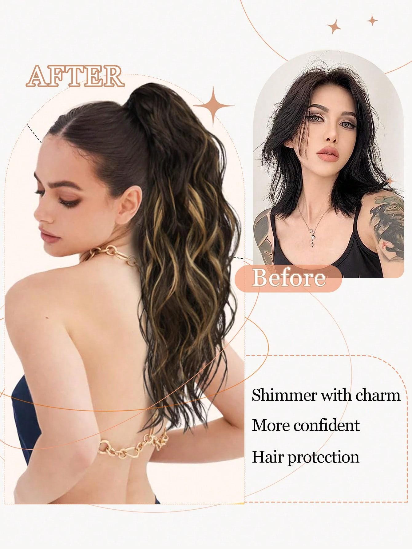 Mini-Kralle Haarteil Für Frauen – Für Dutt, Pferdeschwanz & Hochsteckfrisuren
