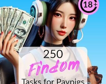 250 Findom Tasks for Paypigs -  pay pig ideas for onlyfans, fansly, financial domination, fin dom, femdom adult content marketing tools