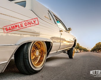 Cadillac Lowrider Aluminum Photo Print Hang Mount 4 Different