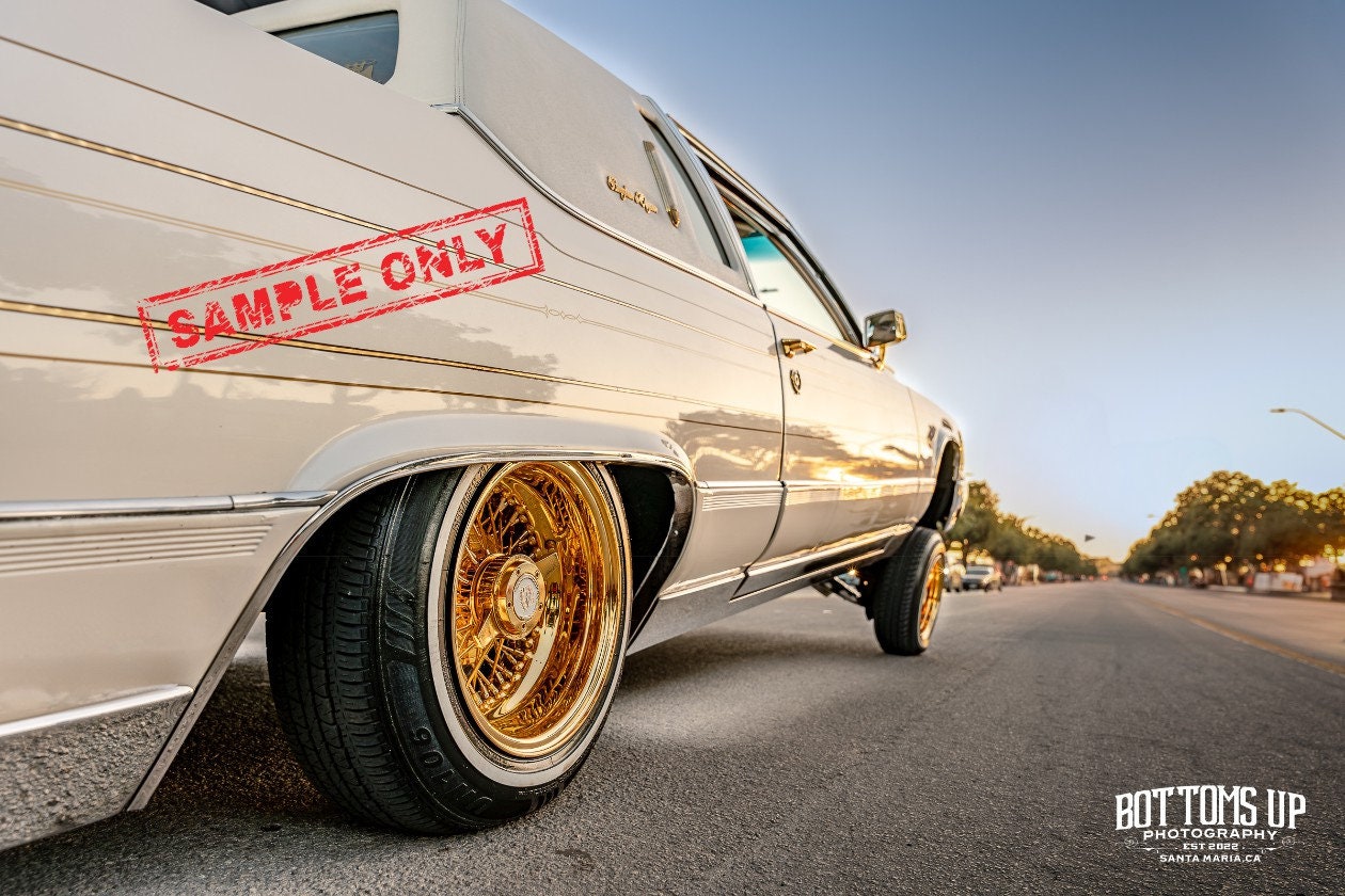Cadillac Lowrider Aluminum Photo Print Hang Mount 4 Different
