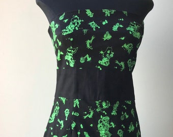 VTG Too Fast Horror Punk Zombie Dress Psychobilly Rockabilly