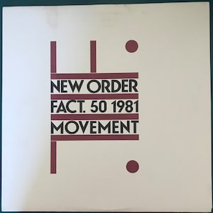 New Order - Movement vinyl LP (1981)