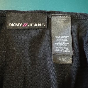 Y2K Vintage DKNY Jeans Spider Web Mesh Blouse With Red Jeweled Spider Goth Halloween Emo Lolita image 7
