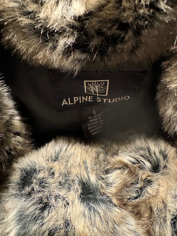 Alpine Studio Faux Fur Winter Coat/jacket With Pockets Boho Alpine Studio Faux Fur Winter Coat/jacket With Pockets Boho