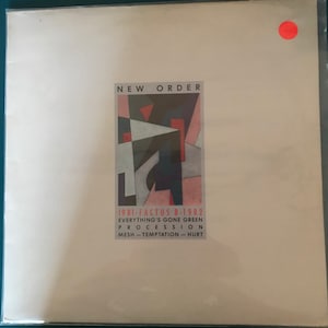 New Order - 1981-1982 vinyl EP (1982)