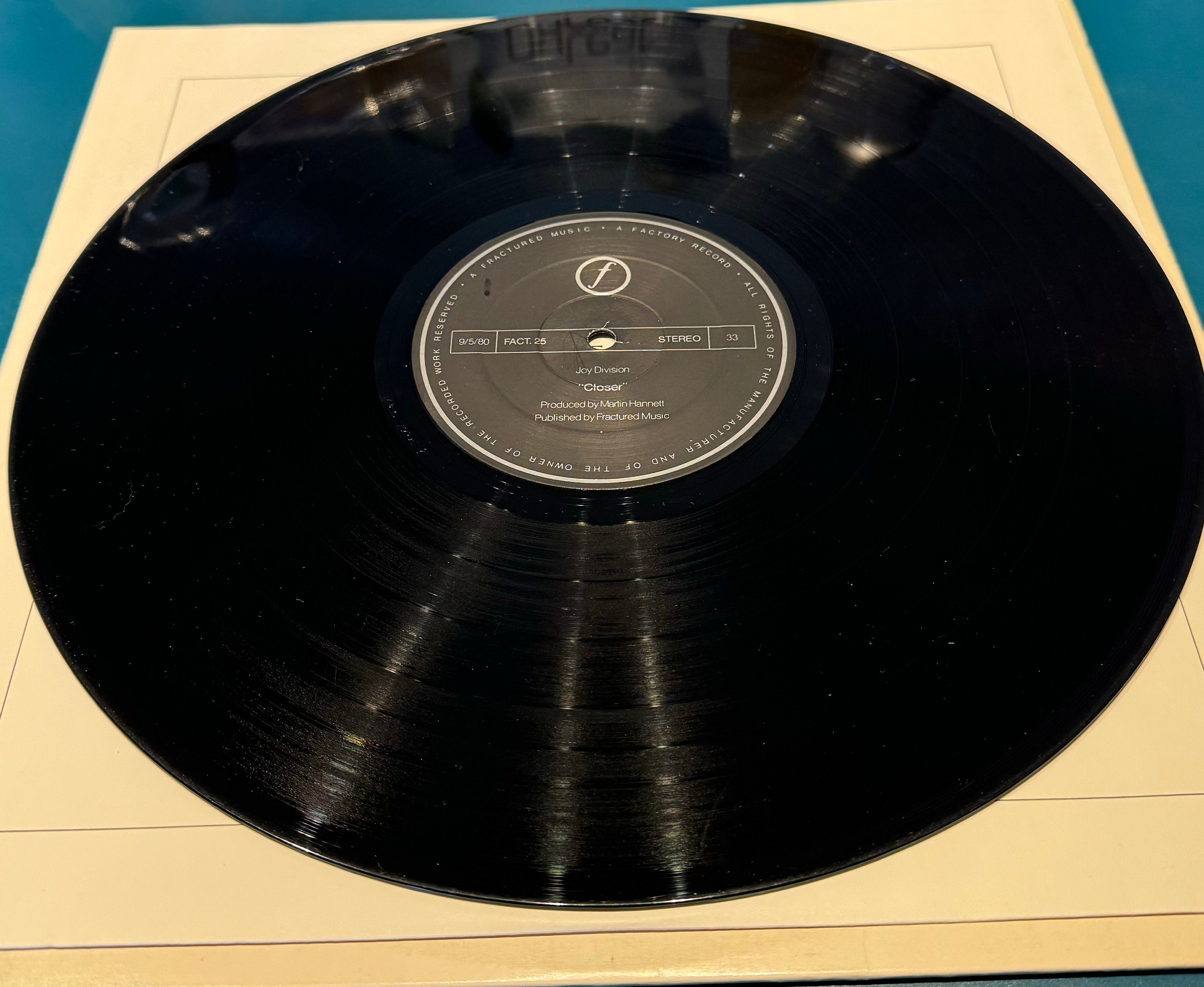 Joy Division - Closer Vinyl LP (1980) - Etsy