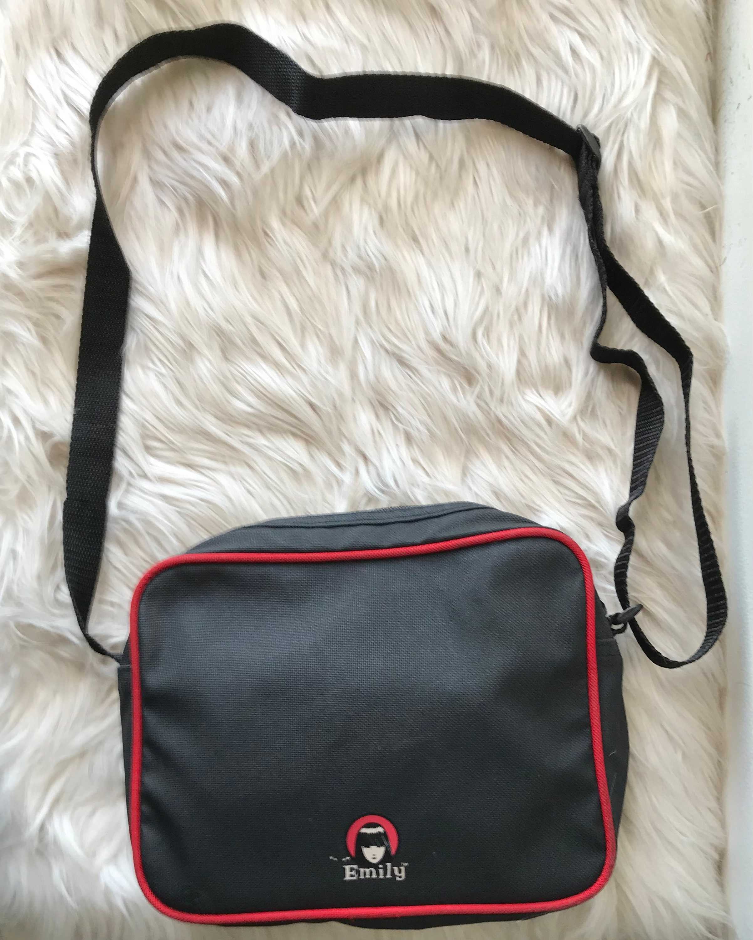 Vintage Emily the Strange Red Sabbath Cat Shoulder/crossbody Vintage Emily the Strange Red Sabbath Cat Shoulder/crossbody