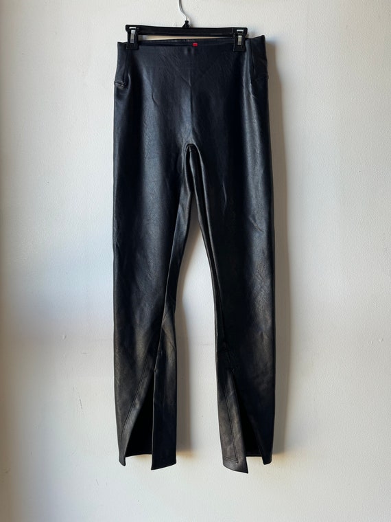 Spanx Black Faux Leather Leggings/Pants