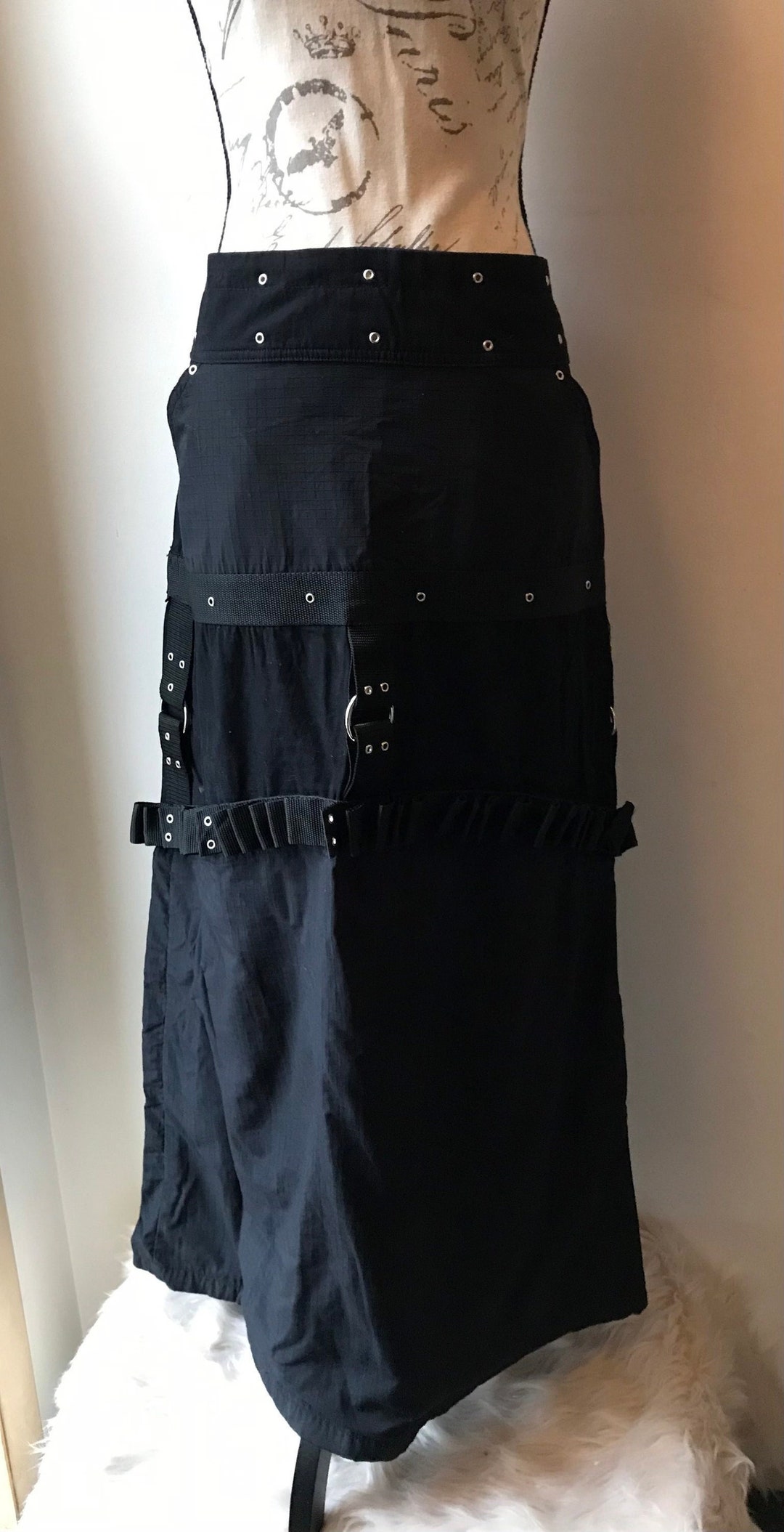 KIDILL Bondage Skirt Pants ボンテージ スカート KIDILL Bondage Pants Black×Brown - boys in the band