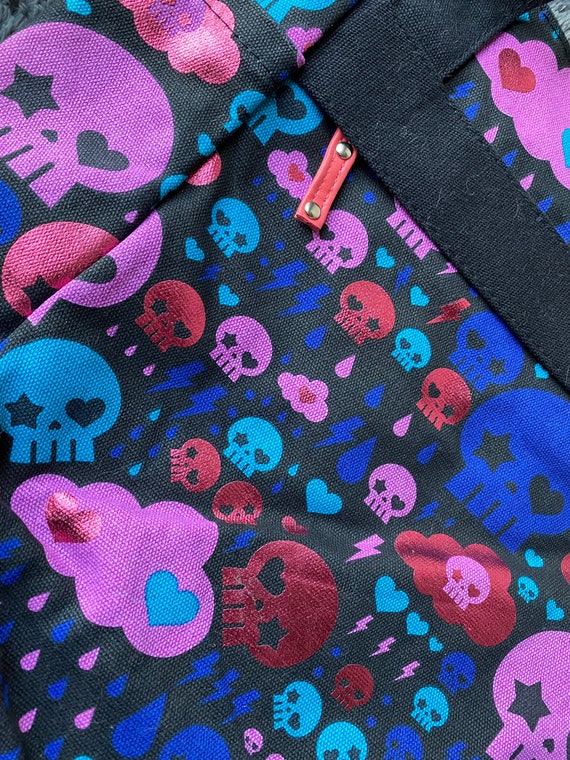 Vintage Loungefly Electric Skulls - Rain Clouds T… - image 7