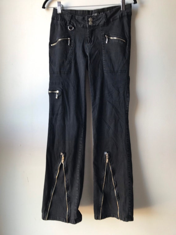 Vintage Tripp NYC Y2K Womens Black Lace up Bondage Pants Hot Topic Goth  Punk Rock Star -  Canada