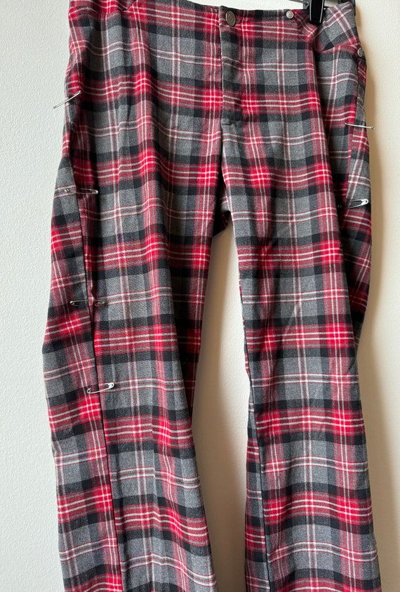 Pantalones Pitillo Escocés Rojo – MODA Tienda Madrid Moda