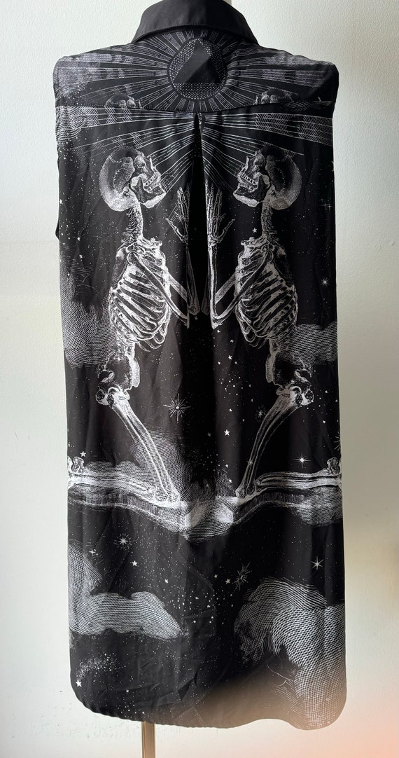 Blackmilk Praying Skeleton Loose Fit Shirtdress B… - image 7