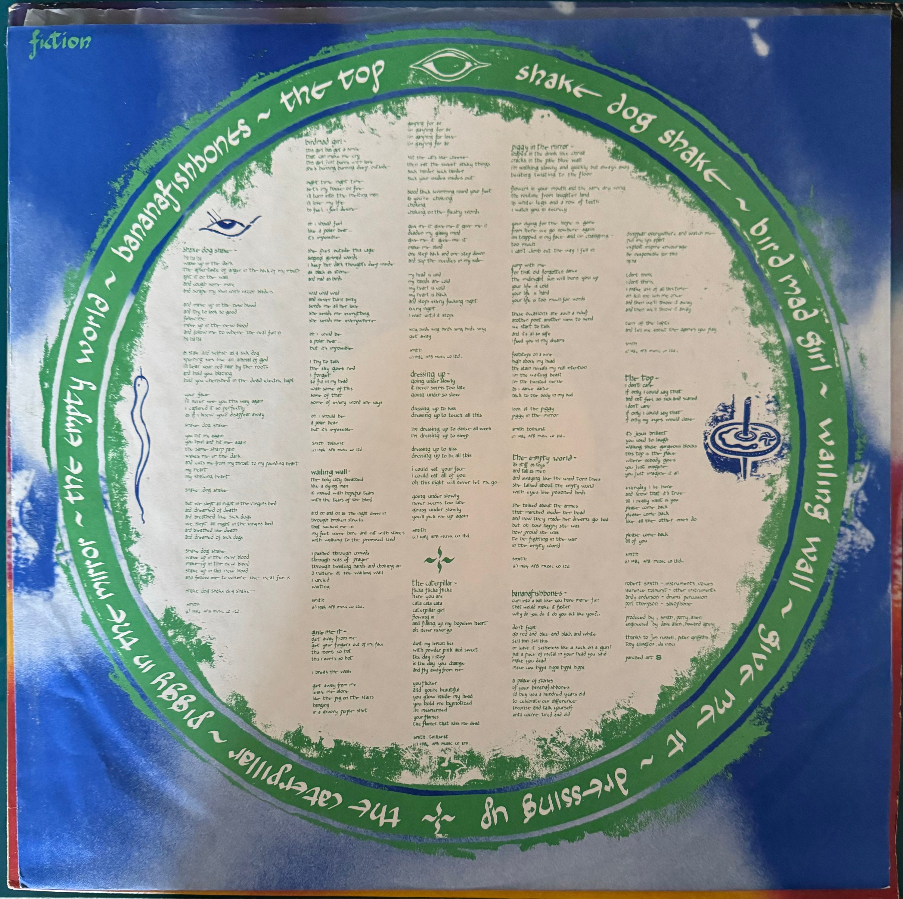 ザ・キュアー／ザ・トップ LP レコード The Cure – The Top – Vinyl (LP, Album, Stereo), 1984