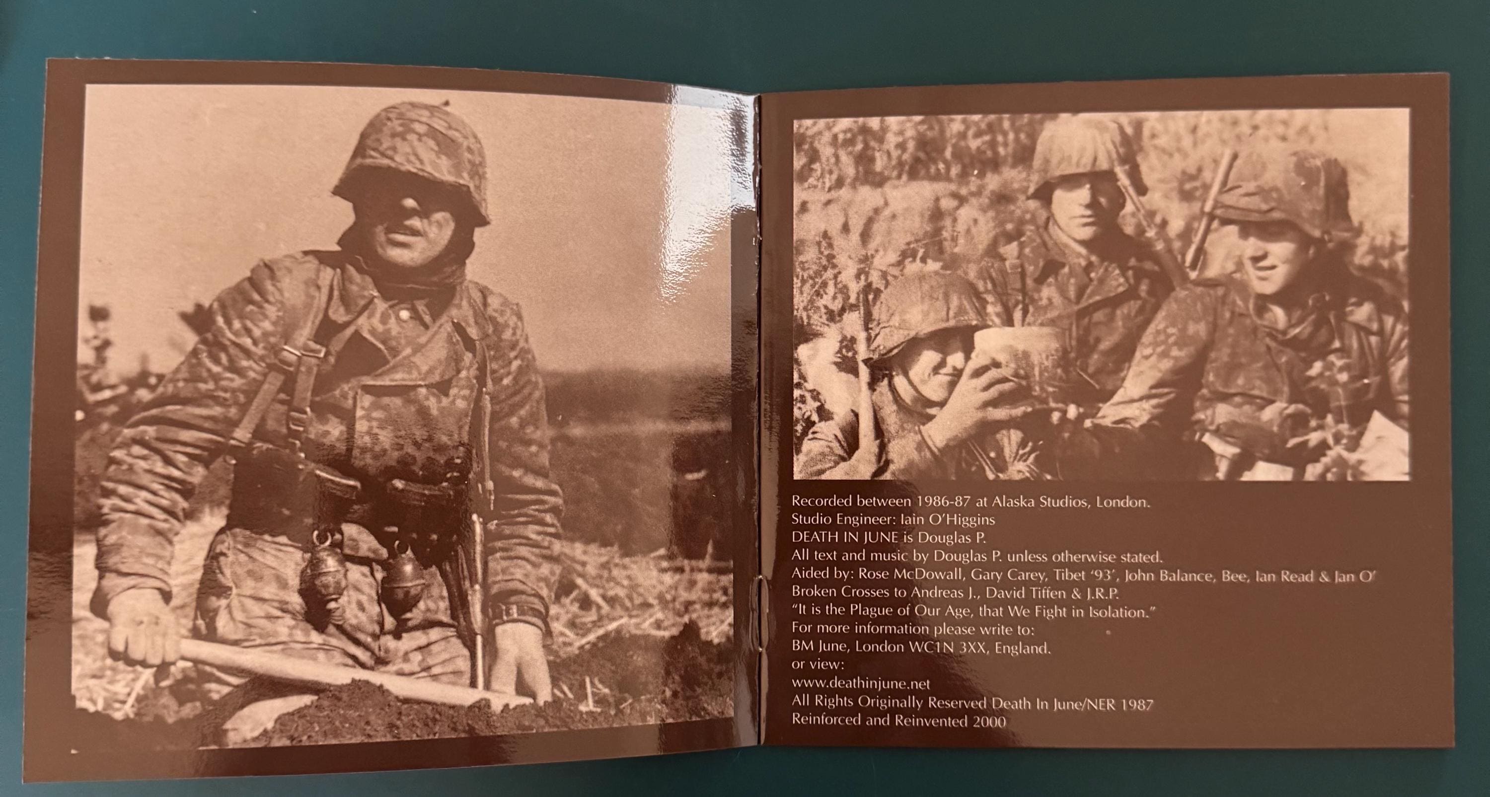 Death in June - Brown Book CD (2000) - Etsy