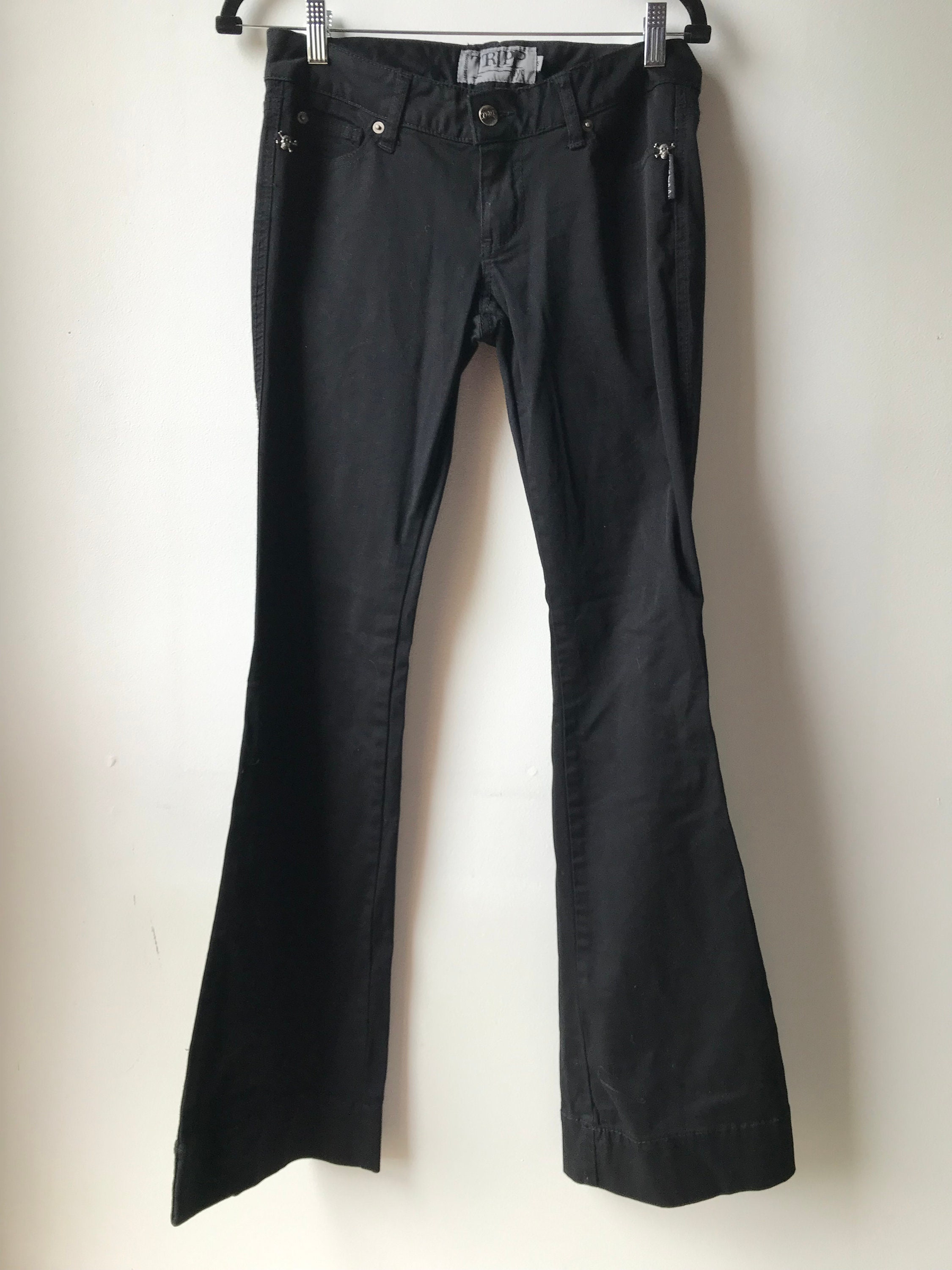 Tripp NYC - Vintage Washed Black Denim X-Strap Pant – Thirteen Vintage
